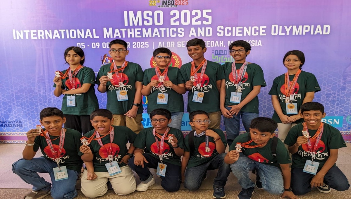 Bangladesh wins two silver, ten bronze at IMSO 2025