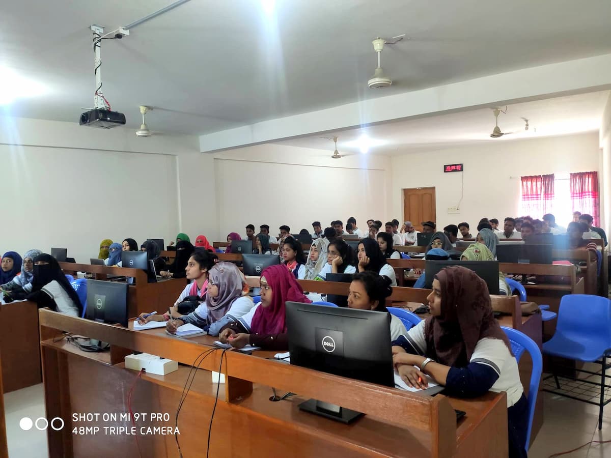 Encouraging the female students of Z. H. Sikder University of Science ...