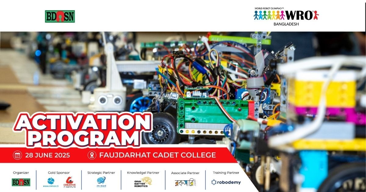 Faujdarhat Cadet College Cadets Explore Robotics Through WROBd Activation Program
