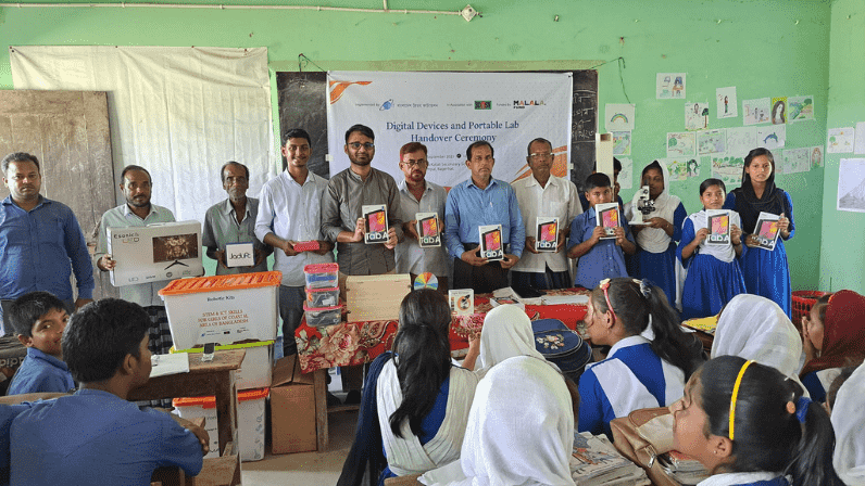 Digital Devices and Portable STEM Lab Handover in Bara Katali Secondary School, Rampal, Bagerhat