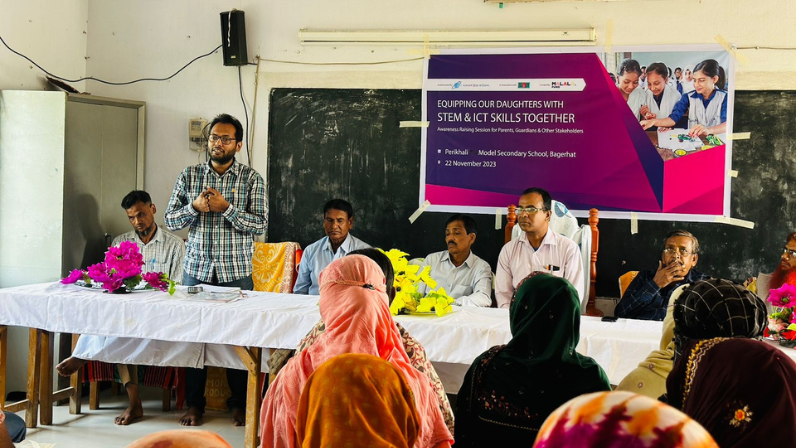Parent Awareness Meeting for Coastal Girls on STEM and ICT Empowerment: Perikhali Model Secondary School, Rampal, Bagerhat
