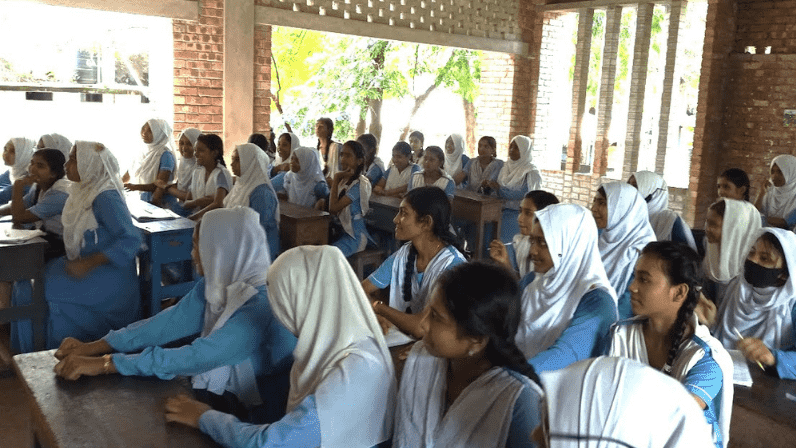 	 Mathematics and Programming sessions were conducted at Comrade Ratan Sen Collegiate Girls' School, Rupsha, Khulna