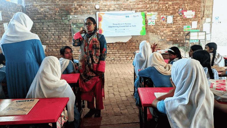 From Shore to Success Empowering Coastal Area Girls in Tech: Ratan Sen Collegiate Girls' School, Rupsha, Khulna