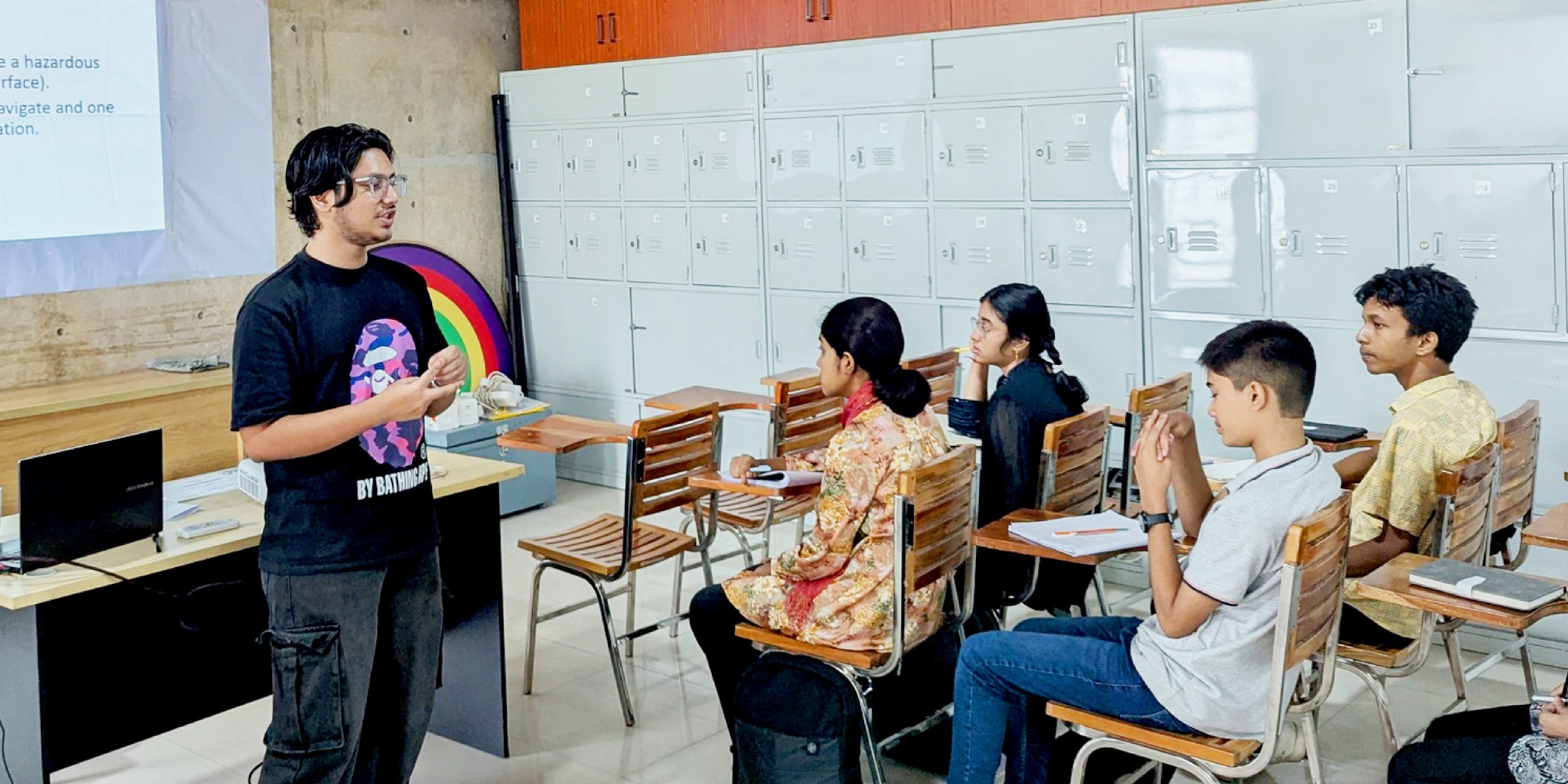 Silver medalists from the International Robot Olympiad is sharing his experiences 