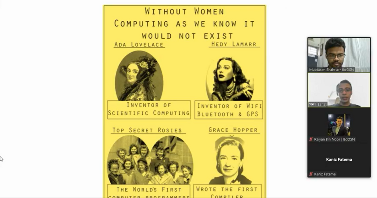 বিডি গার্লস কোডিং লাইভ সেশন-৪ (সনৎ পাল চৌধুরী)