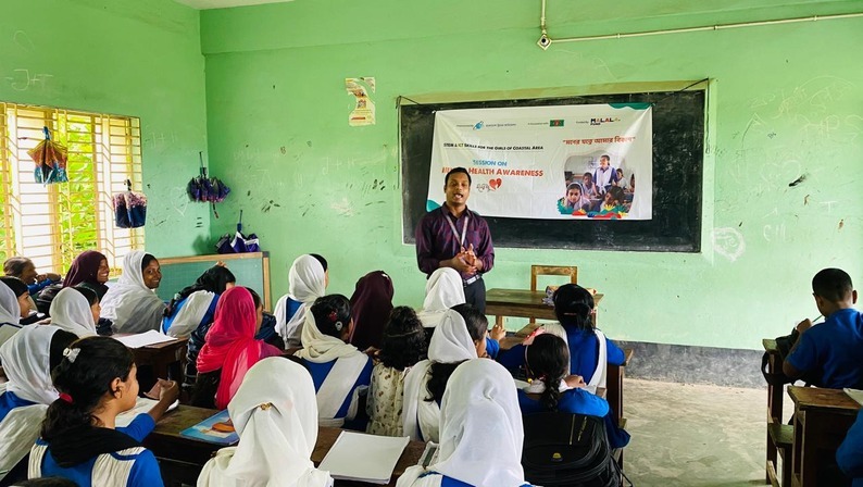 Mental Health sessions were conducted at Rampal, Bagerhat